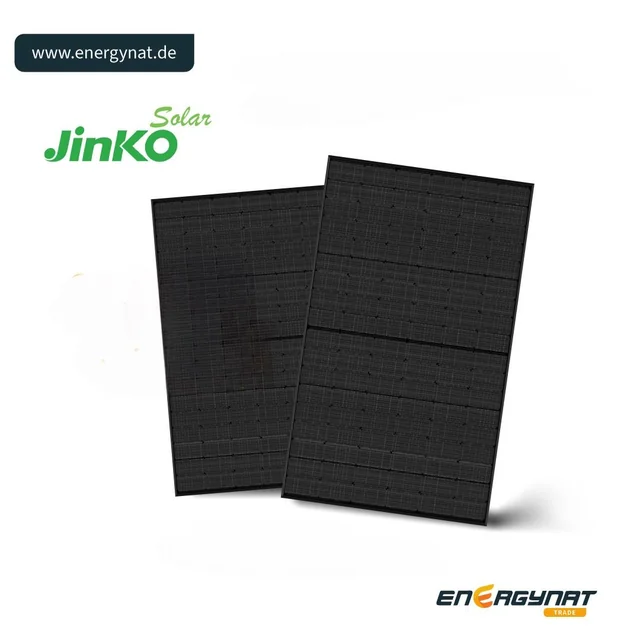 Jinko 435 Armação preta bifacial Tiger Neo tipo N