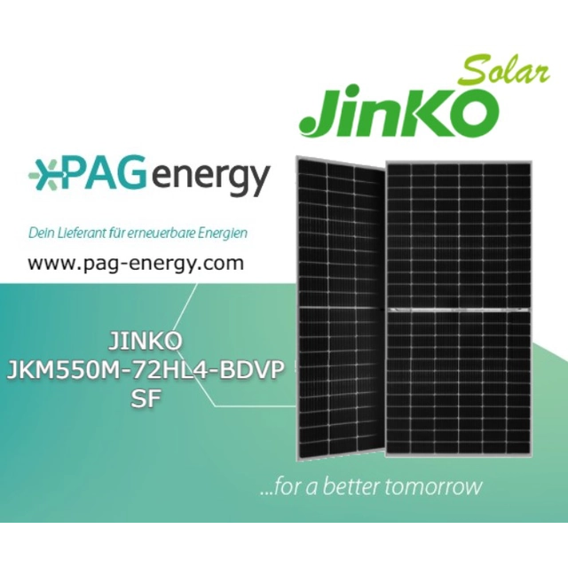 Jinko Solar 550W bifacial – JKM550M-72HL4-BDVP SF 550W