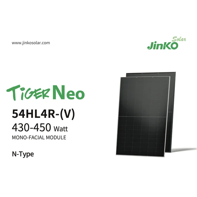 Jinko Tiger Neo N tipo 54HL4R-(V) 445 Vatų JKM445N-54HL4R-V-BF