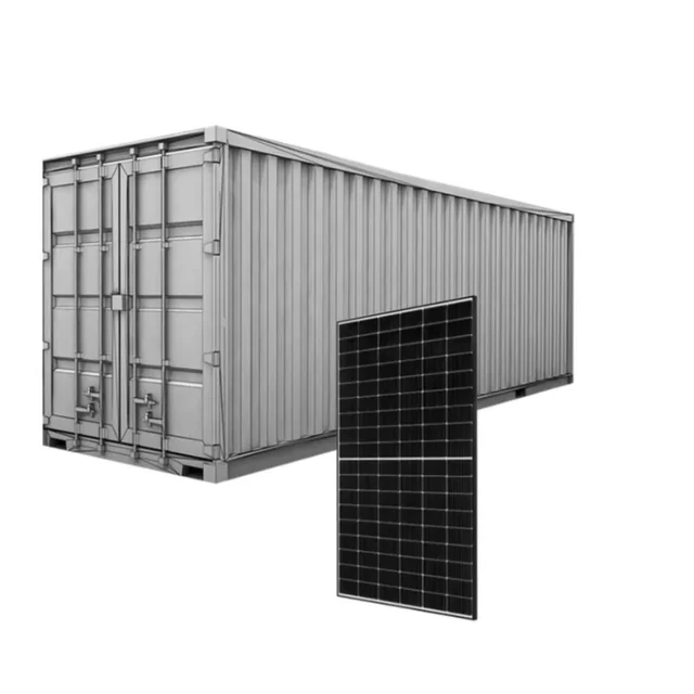 JOLYWOOD JW-HD-108N-440W BIFACIAL Pilnai juodas (N tipo) konteineris