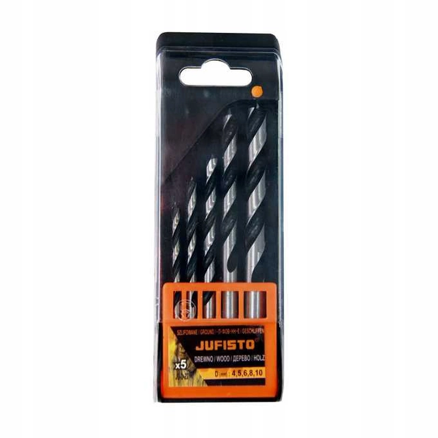 JUEGO DE BROCAS PARA MADERA 4.0-10.0MM CORTAR 5SZT