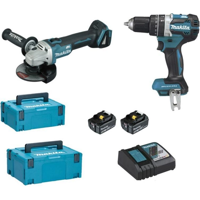 Juego de herramientas eléctricas Makita 7-elementowy (DLX2210TJ1)