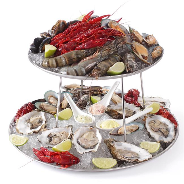 Juego de plato de mariscos