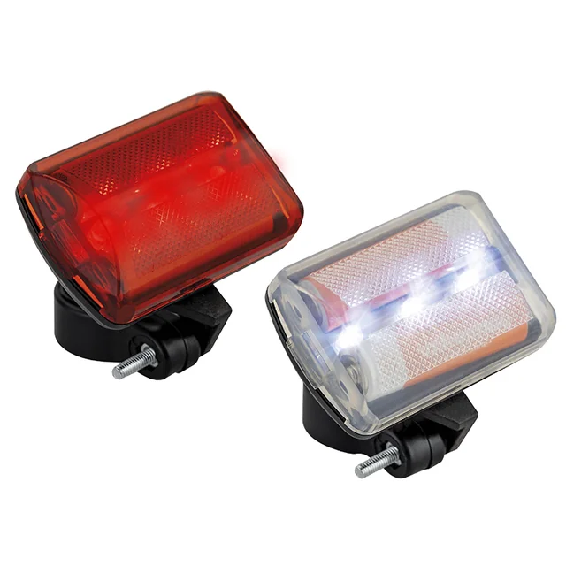 Juego luces bicicleta delanteras + traseras 2