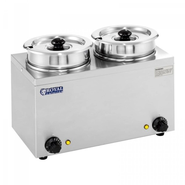 Juha - 2 x 2,75 l - 300 U ROYAL CATERINGU 10010576 RCBM-2/4R