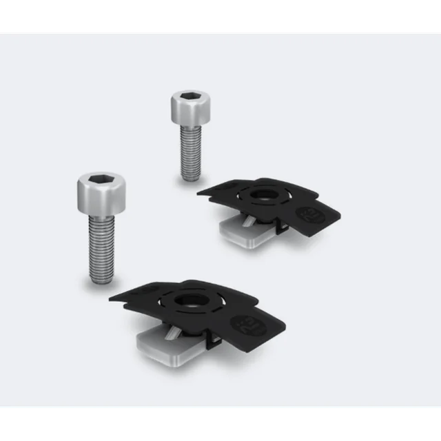 K2 MiniFive Stop Set (jeu de deux vis Allen et de deux vis MK2 fixant le MiniFive au MiniRail)