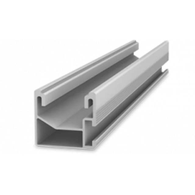 K2 SingleRail, lichtgewicht aluminium rail voor SingleHook-haken, 4,4 m