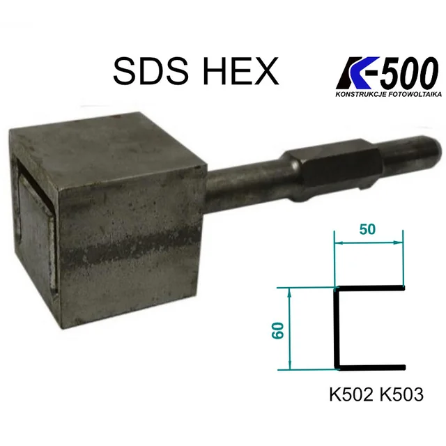 K500 Dado guida HEX