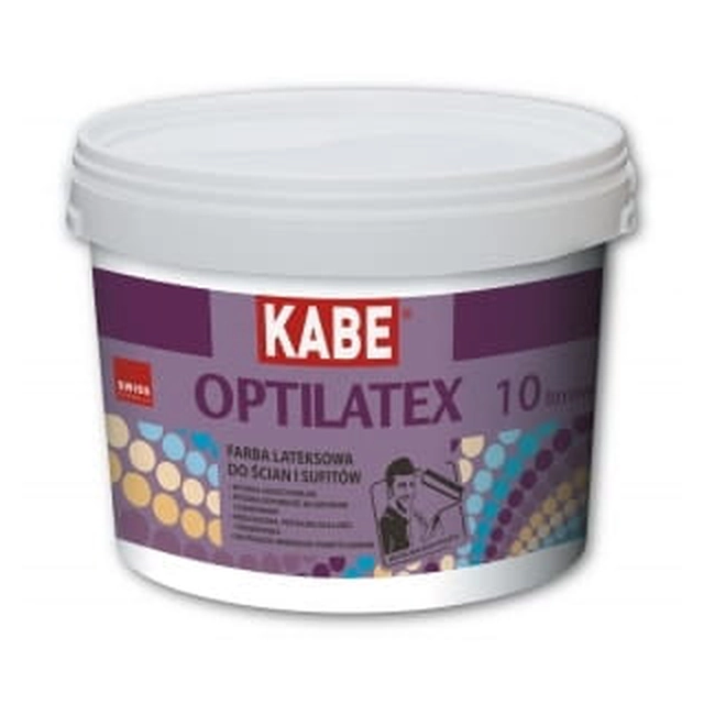 KABE OPTILATEX lateksimaali seinille ja kattoille 10l