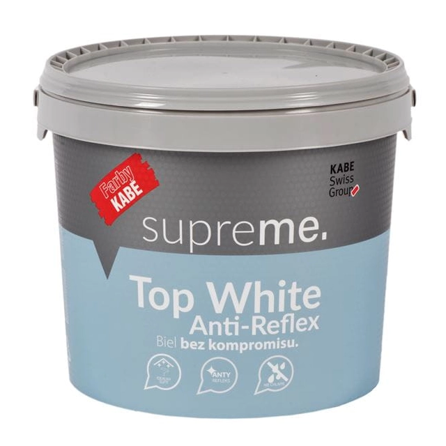 Kabe Top White akrylová farba na stropy, biela 10 l