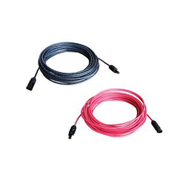 Kabel med kontakter och uttag MC4 - förlängningssladdlängd 10m