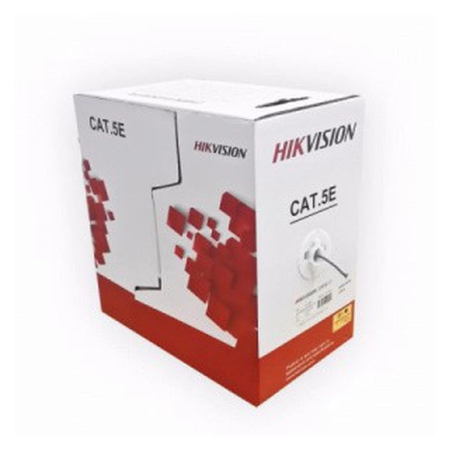 Kabel UTP CAT5 Hikvision miedź DS-1LN5E-S 0.45mm rolka 305 metrów