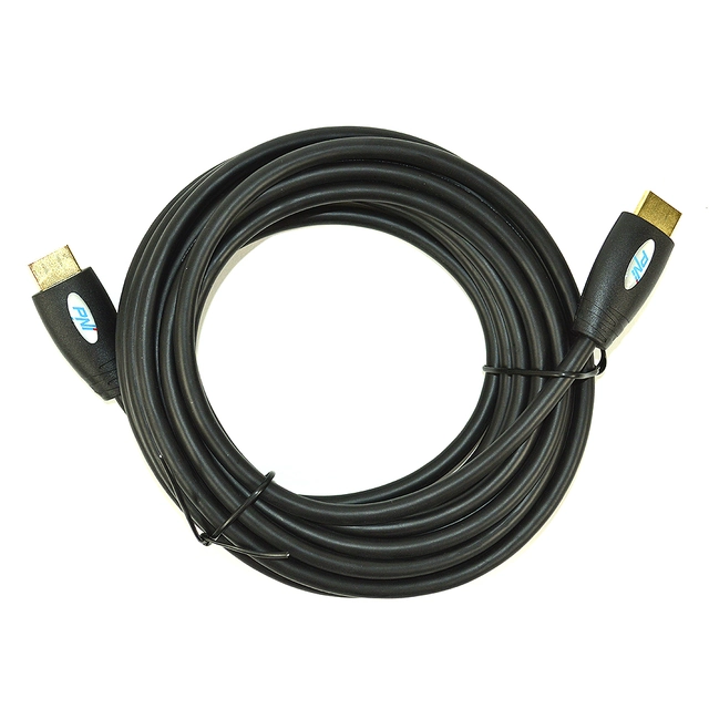 Kabelis HDMI PNI H500 didelės spartos 1.4V, kištukas, Ethernet, paauksuotas, 5m