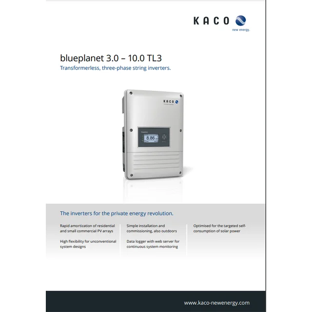 KAC-0001 Falownik 3-fazowy 3 kW KACO blueplanet 3.0 TL3