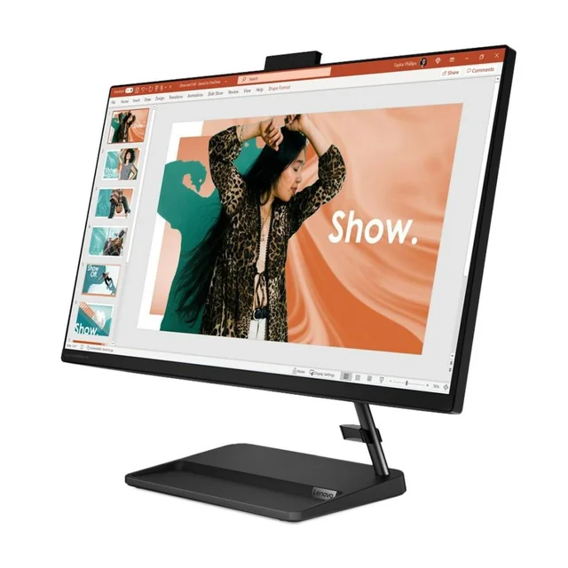 Kaikki yhdessä Lenovo F0GJ00YCPB 27&quot; Intel Core I3-1215U 8 Gt RAM 512 Gt SSD