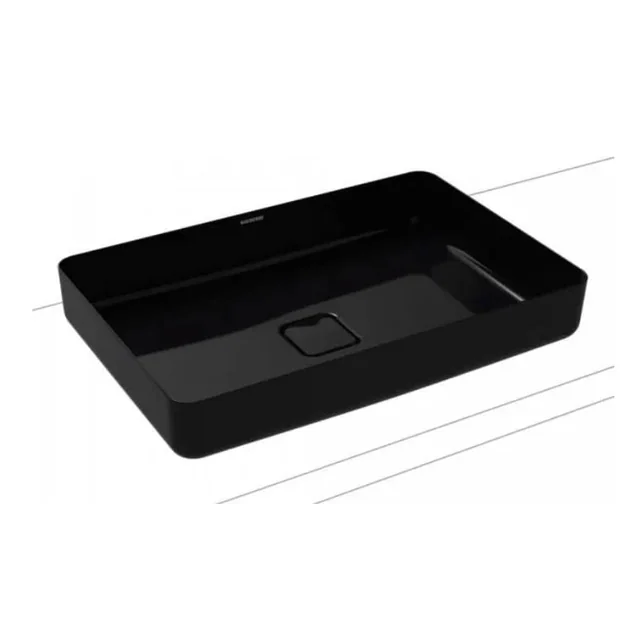 Kaldewei Miena sort bordplade håndvask 58x38 cm 3185 - udstillingsudsalg