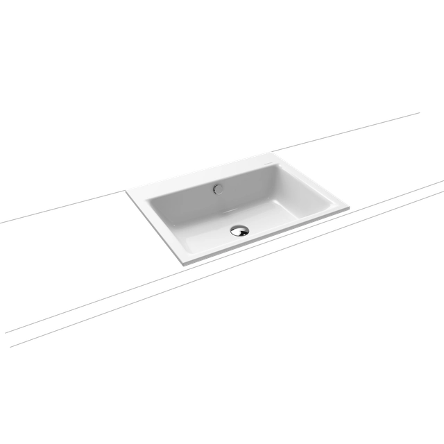 Kaldewei Puro countertop washbasin 60x46 white 900106003001