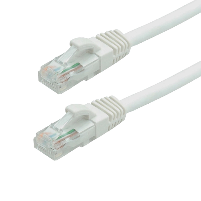 Καλώδιο ενημέρωσης Gigabit UTP cat6, 2.0m, λευκό - ASYTECH Networking TSY-PC-UTP6-2M-W