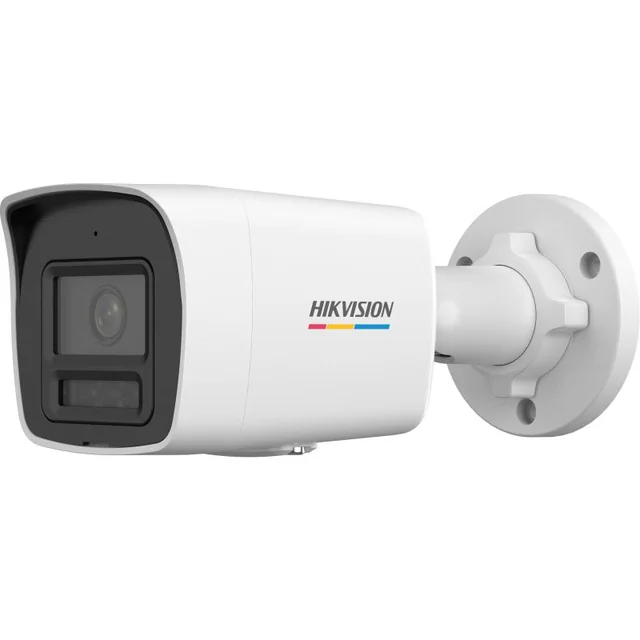 Kamera IP 4MP ColorVu, inteligentne światło hybrydowe, obiektyw 4mm, IR 30m, białe światło 30m, mikrofon, PoE - Hikvision DS-2CD1047G2H-LIU(4mm)