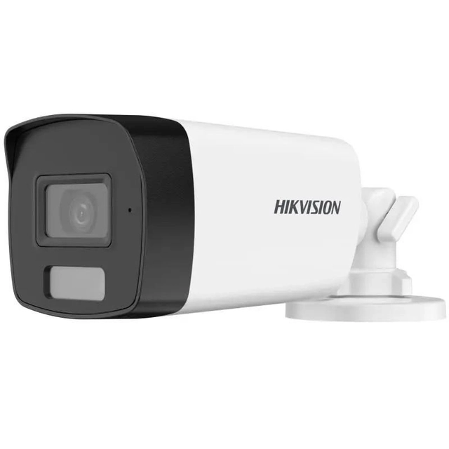 Kamera monitorująca 2MP, obiektyw 2.8mm, IR 40m, WL 40m, Mikrofon, IP67 - Hikvision DS-2CE17D0T-LFS-2.8mm