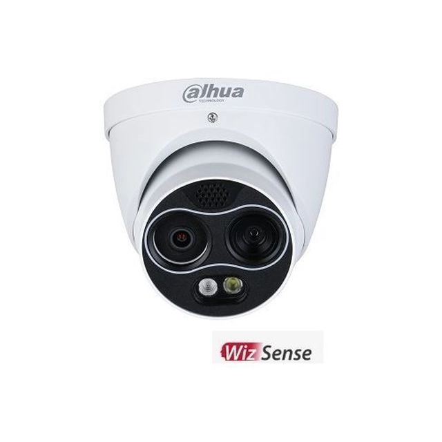 Kamera monitorująca Dahua TPC-DF1241-D3F4 IP AI WizSense Bullet Thermal 256x192 VOx, 3.5mm, 4MP, CMOS 1/2.7'', 4mm, IR 30m, IP67, PoE