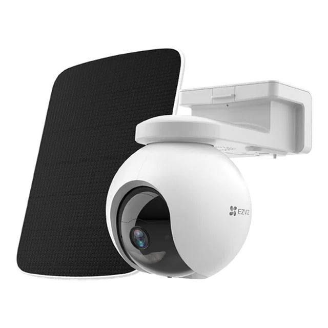 Κάμερα παρακολούθησης WiFi IP 3MP με μπαταρία 10.400 mAh Pan Tilt μικρόφωνο μεγάφωνο κάρτα Ezviz - CS-HB8-2K+-PS(kit)