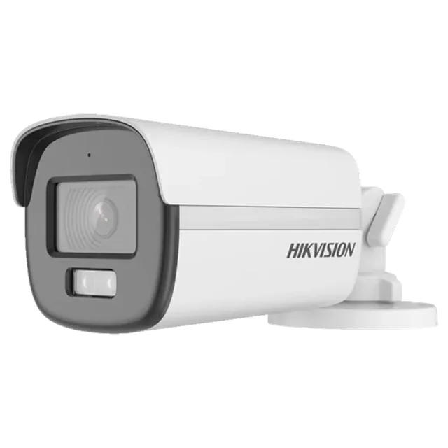 Камера за наблюдение с двойна светлина 2MP обектив 2.8mm IR 40m WL 40m микрофон ColorVu - Hikvision - DS-2CE12DF0T-LFS-2.8mm