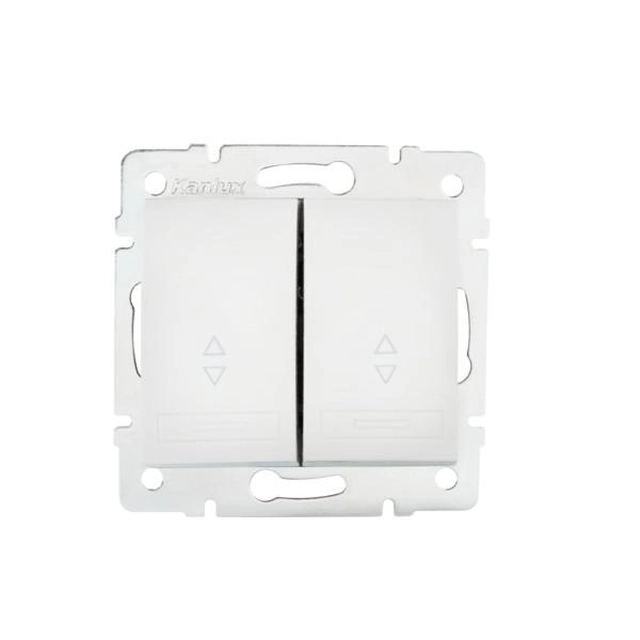 Kanlux 24718 DOMO Stair switch double - 6 + 6 - white