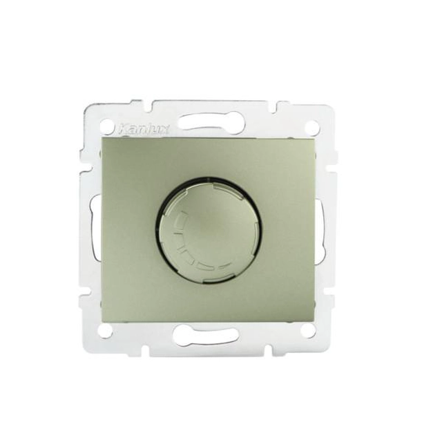 Kanlux 25023 DOMO Rotary dimmer 500W with filter - champagne