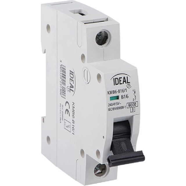 Kanlux Circuit breaker 1P C 25A 6kA AC KMB6-C25/1 (23151)