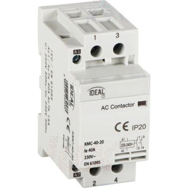 Kanlux Stycznik modular 40A 2Z 0R 230V AC KMC-40-20 23253