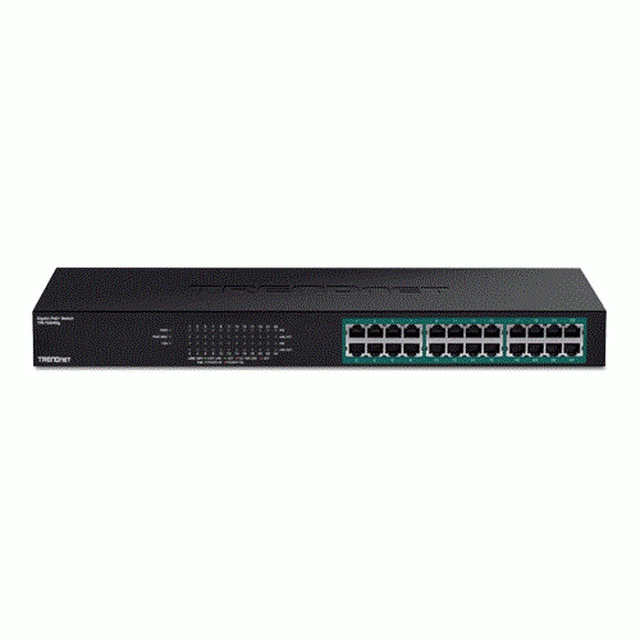 Kapcsoló 24 Gigabit PoE+ portok 370W - TRENDnet TPE-TG240G