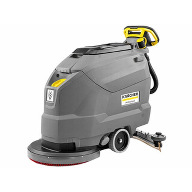 Karcher BD 50/50 C Classic akkus padlótisztító 24 V | 510 x 510 mm | Szénkefés | Hálózati töltő