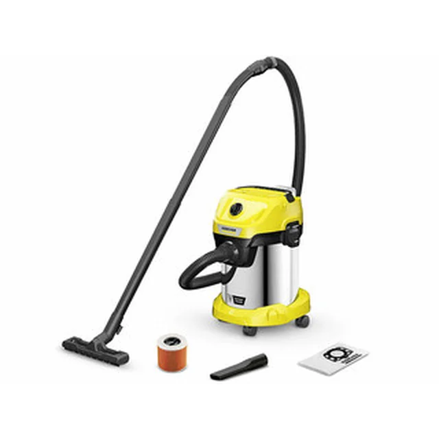 Karcher WD 3-18 S V-17/20 electric vacuum cleaner 1000 W | 17 l | Dust class: L | 230 V