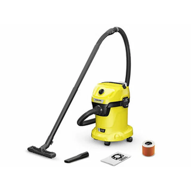 Karcher WD 3-18 V-17/20 aspirador elétrico 1000 W | 17 l | Classe de poeira: L | 230 V