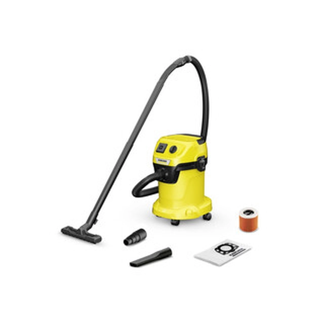 Karcher WD 3 P V-17/4/20 electric vacuum cleaner 1000 W | 17 l | Dust class: L | 230 V