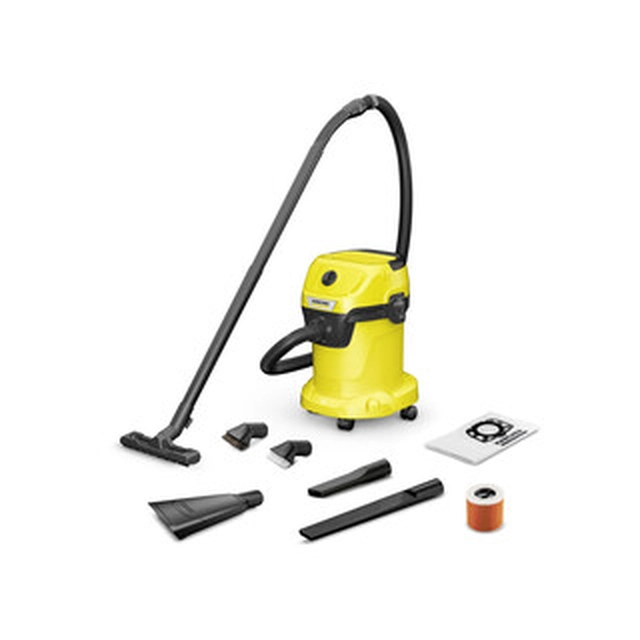 Karcher WD 3 V-17/6/20 Aspirador eléctrico para coche 1000 W | 17 l | Clase de polvo: L | 230 V