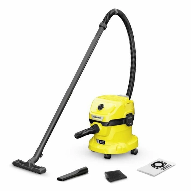 Kärcher WD wet and dry vacuum cleaner 2-18 Yellow Black 225 W