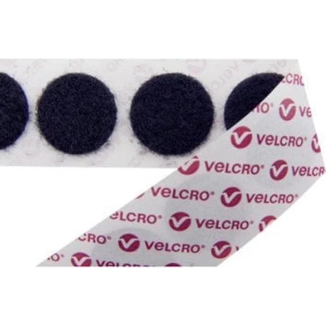 Kardborre VELCRO Kardborreband Prickar Endast självhäftande öglor 19mm x 125 vit