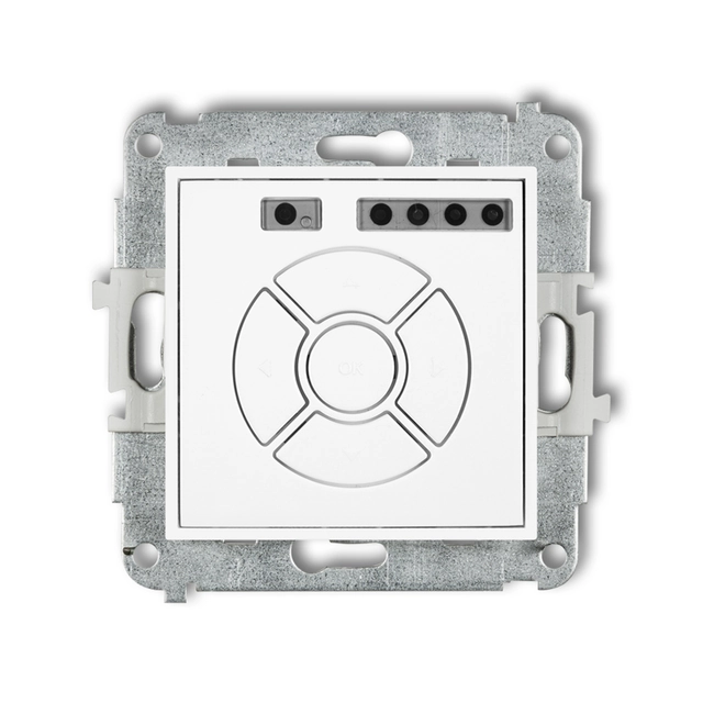 КАРЛИК Контролер за електрически щори - локално и дистанционно Цвят: Бял мат