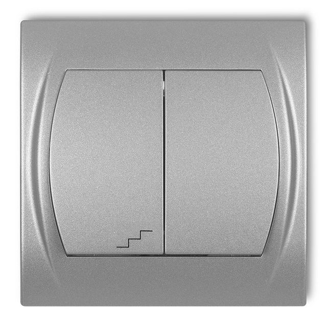 Karlik LOGO 7LWP-10L.1 Illuminated single-pole switch with a staircase (common power supply)