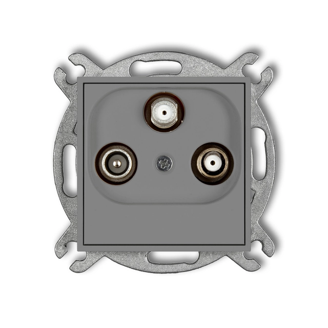 Karlik MINI 27MGT-1 Single telephone socket mechanism 1xRJ11, 4-pin, tool-free