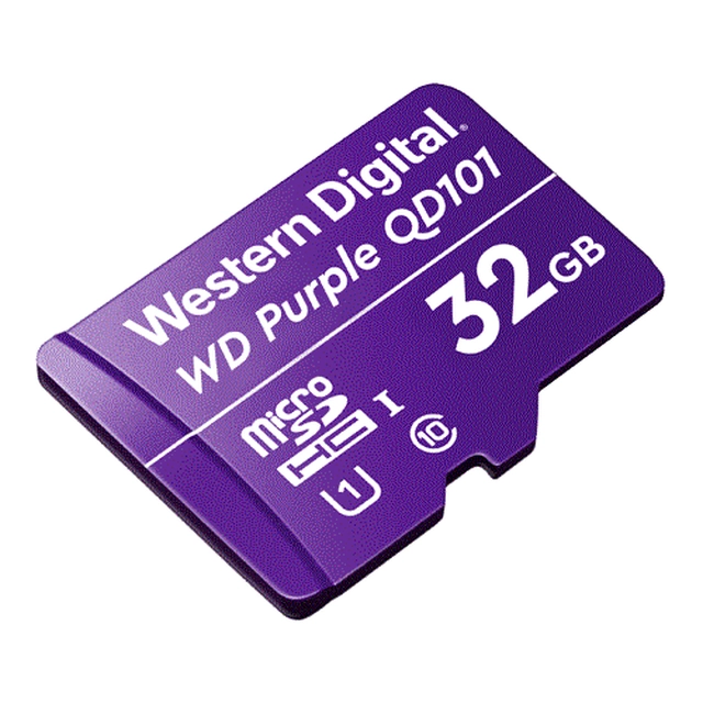 Κάρτα MicroSD 32GB'seria Purple Ultra Endurance - Western Digital WDD032G1P0C