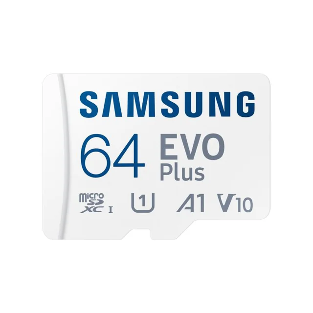 Κάρτα μνήμης Samsung EVO Plus MicroSDXC 64GB, ταχύτητα ανάγνωσης 160MB/s