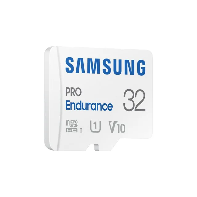 Κάρτα μνήμης Samsung Micro SDHC PRO Endurance (2022) UHS-1 Κατηγορία 10 32GB + Προσαρμογέας SD