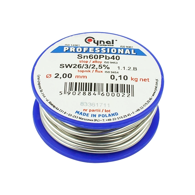 Κασσίτερος 2,00/100g/spoiwo LC60-FSW26