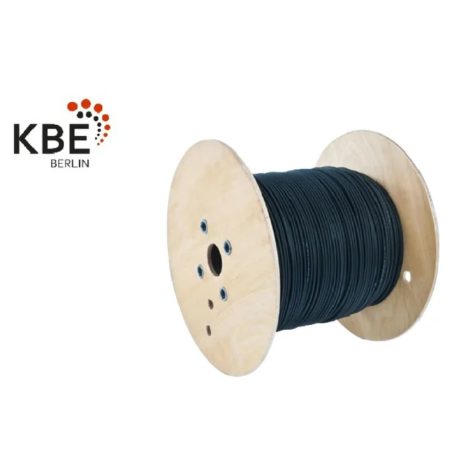 KBE чорний сонячний кабель 10mm2 DB+EN 50618(H1Z2Z2-K)and IEC 62930(IEC 131)