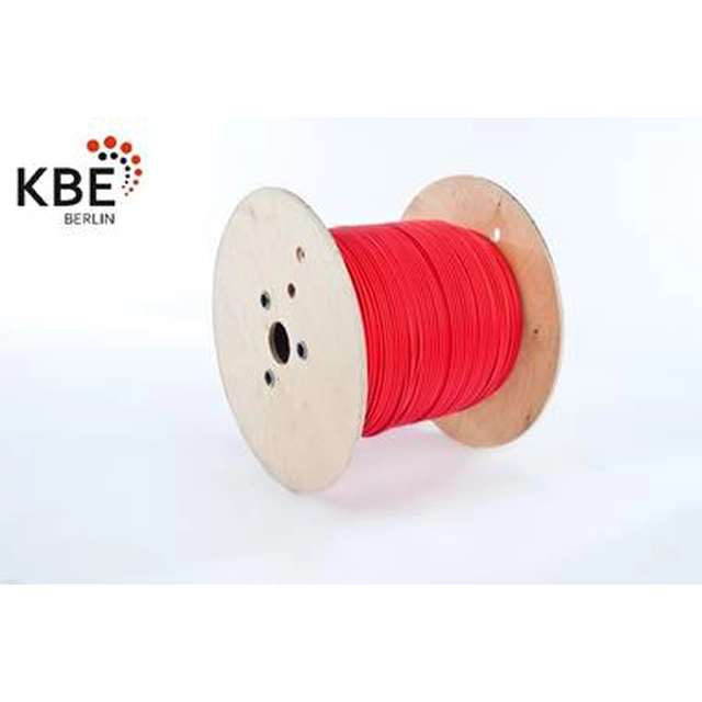 KBE rødt solcellekabel 4mm2 DB+EN rød