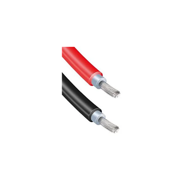KBE Solar DB EN cablu 50618* PV1-F, izolație dublă, 1x6 mm2 (roșu)