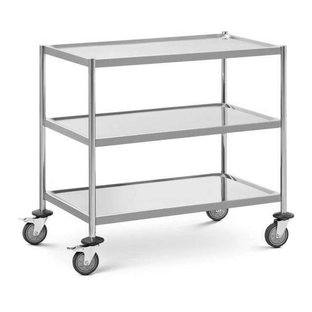 Kellnerwagen - 3 Etagen - bis 60 kg - Etagen: 82 x 50 cm - Royal Catering ROYAL CATERING 10012498 RC_SSTWH_01